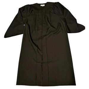 Graduate Pro Graduation Gown Zip Up Black 51 5’6”-5’8”